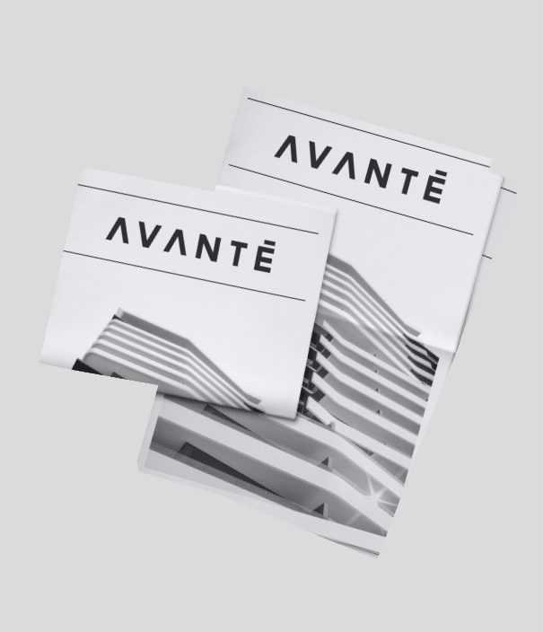 Avante signage and advertising executions