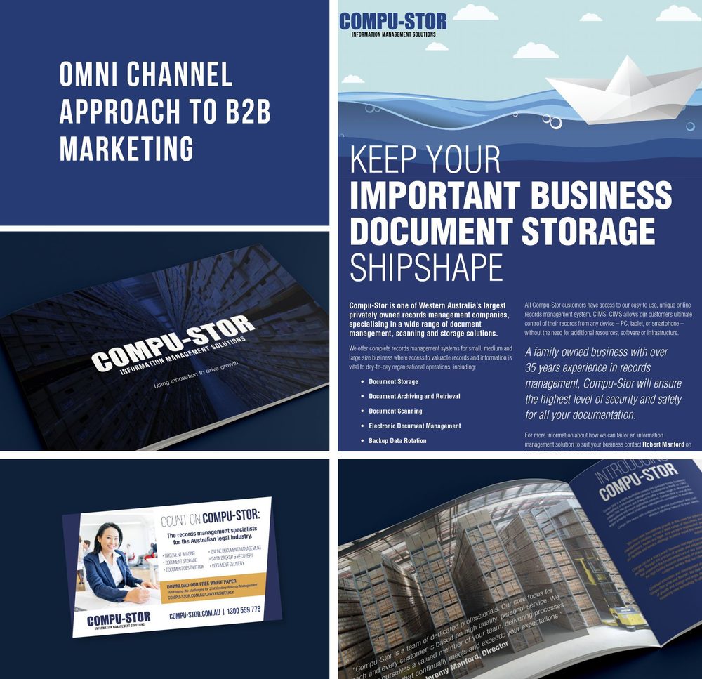 Compu-Stor refreshed brand and marketing collateral