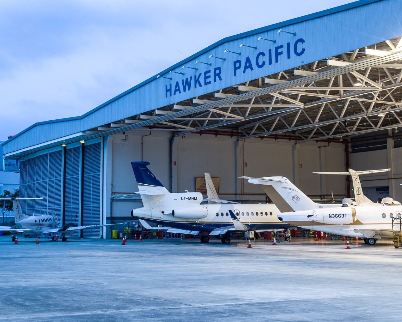 Hawker Pacific Singapore Airshow stand by Icon Visual Marketing