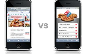 What are consumers looking for in a website accessed from a mobile device?