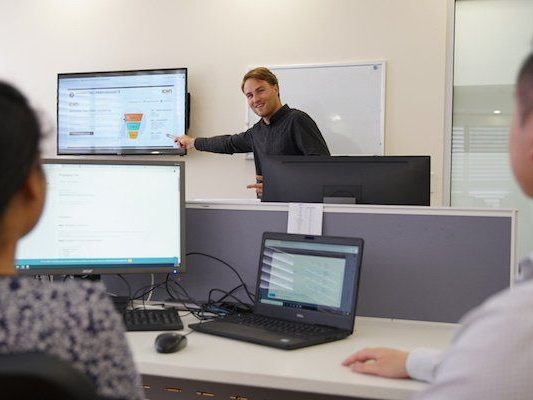 Icon's in-house print and production floor at Oran Park