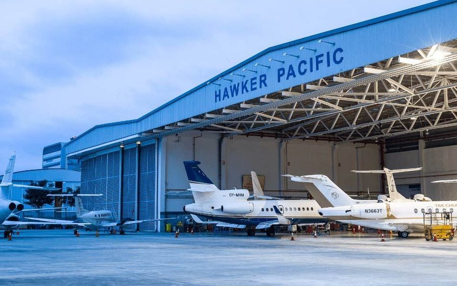 Hawker Pacific airshow stand