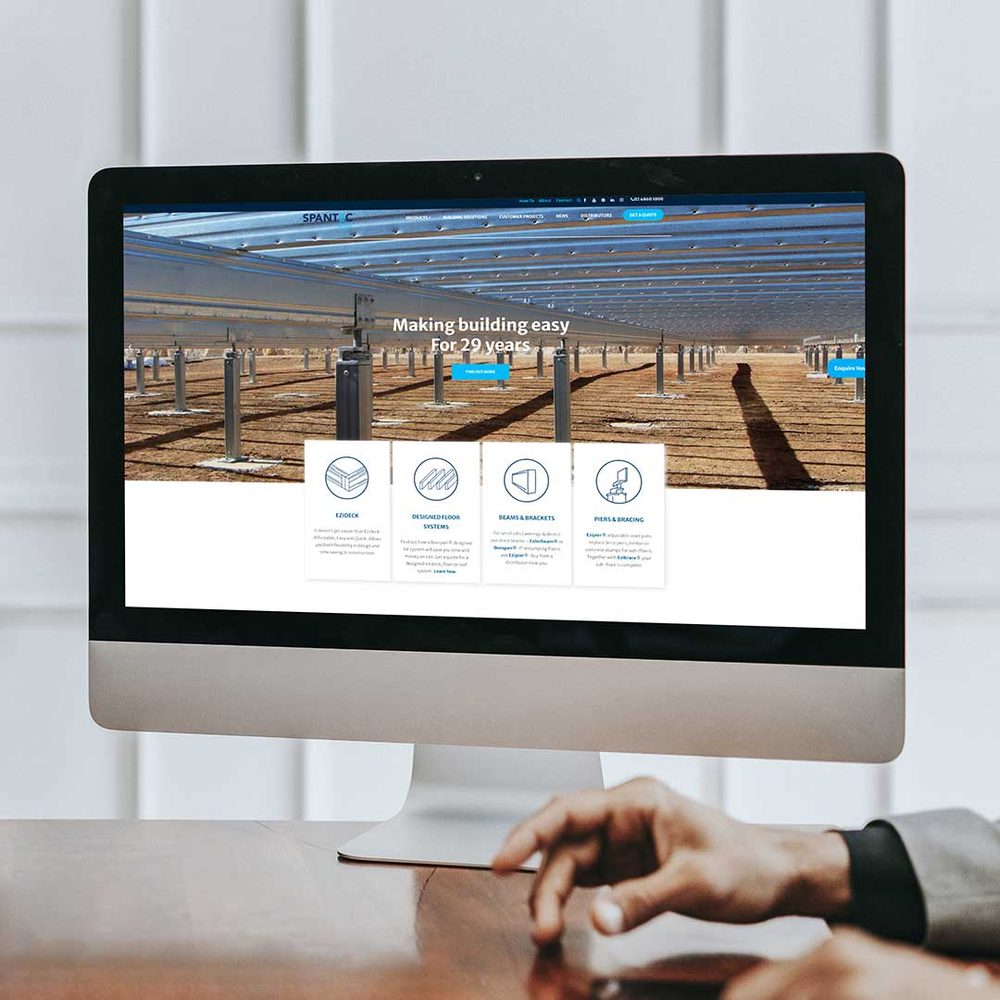 A corporate website designed and developed by Icon